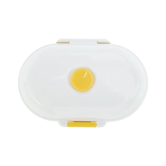 Unique Bargains 1 Pc Pill Case 7 Grid Pill Box White