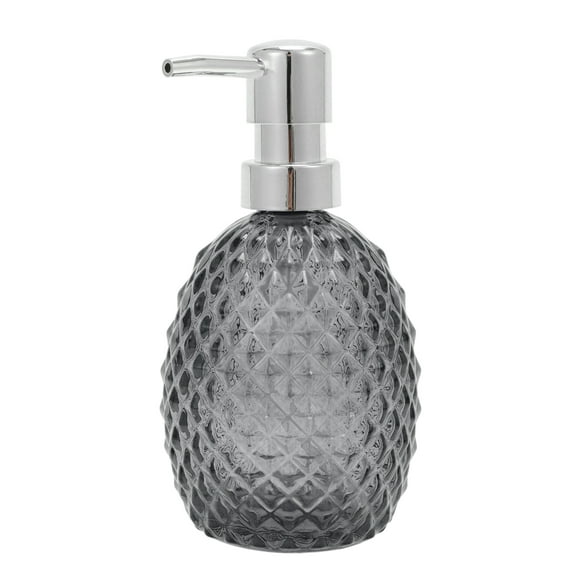 Unique Bargains 1 Pc Pineapple-shaped Soap Dispenser 11.84oz Gold Tone Silver Tone