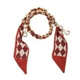 thumbnail image 1 of Unique Bargains 1 Pc Plaid Handbag Strap for Travelling Red Alloy Polyester, 1 of 5