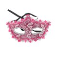 thumbnail image 1 of Unique Bargains 1 Pc Pointed Head Dragon-Design Half Face Party Mask for Masquerade Party Pink, 1 of 5