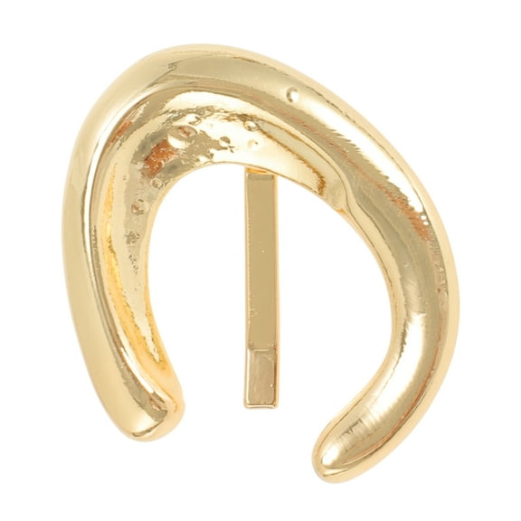 Unique Bargains 1 Pc Ponytail Buckle Hair Clip C-shaped Hair Ponytail Cuff for Women Gold Tone