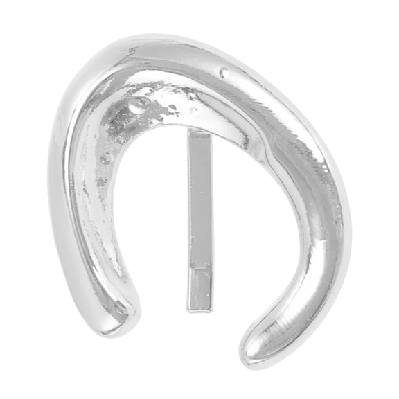 Unique Bargains 1 Pc Ponytail Buckle Hair Clip C-shaped Hair Ponytail Cuff for Women Silver Tone