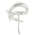 thumbnail image 1 of Unique Bargains 1 Pc Ponytail Buckle Hair Clip Cross Faux Pearl Hair Ponytail Cuff for Women Silver Tone, 1 of 6