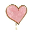 thumbnail image 1 of Unique Bargains 1 Pc Ponytail Buckle Hair Clip Heart Design Hair Ponytail Cuff for Women Pink, 1 of 5