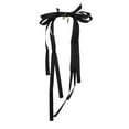 thumbnail image 1 of Unique Bargains 1 Pc Ponytail Buckle Hair Clip Ribbon Bow Hair Ponytail Cuff for Women Black, 1 of 5