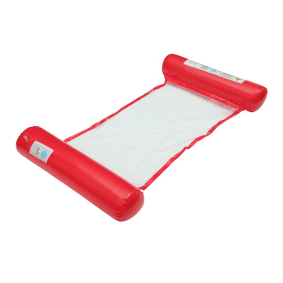 Unique Bargains 1 Pc Pool Hammock Lounger Rectangular Floating Water Hammock Red