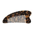 thumbnail image 1 of Unique Bargains 1 Pc Portable Anti-Static Hair Comb Brown Acetate Sheet, 1 of 5
