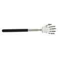thumbnail image 1 of Unique Bargains 1 Pc Portable Back Scratcher for Bathroom Travel Hotel Black Stainless Steel, 1 of 2