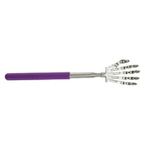 Unique Bargains 1 Pc Portable Back Scratcher for Bathroom Travel Hotel Purple Stainless Steel