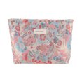 thumbnail image 1 of Unique Bargains 1 Pc Portable Begonia Makeup Bag Polyester Pink Blue Large, 1 of 5