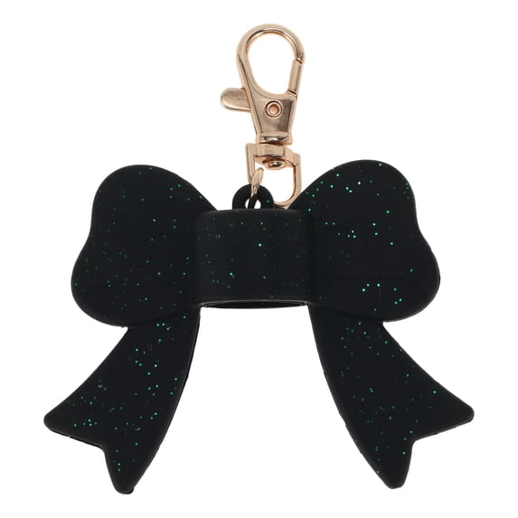 Unique Bargains 1 Pc Portable Bow Lipstick Holder Case M Black Green