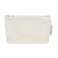 thumbnail image 1 of Unique Bargains 1 Pc Portable Bow Makeup Bag Polyester White 7.48"x1.18"x4.72"(L*W*H), 1 of 5
