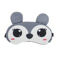 thumbnail image 1 of Unique Bargains 1 Pc Portable Cartoon Eye Mask for Home Gray Polyester, 1 of 3