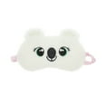thumbnail image 1 of Unique Bargains 1 Pc Portable Cartoon Koala Eye Mask for Travel White Fleece, 1 of 3