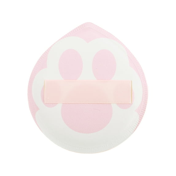 Unique Bargains 1 Pc Portable Cat Paw Face Makeup Sponge for Bedrooms Pink Hydrophilic Non-latex