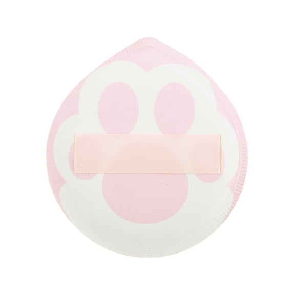 Unique Bargains 1 Pc Portable Cat Paw Face Makeup Sponge for Bedrooms Pink Hydrophilic Non-latex