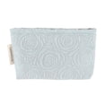 thumbnail image 1 of Unique Bargains 1 Pc Portable Embossment Rose Makeup Bag Polyester Blue Medium, 1 of 5