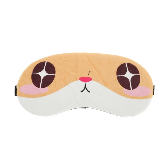 Unique Bargains 1 Pc Portable Eye Mask for Home Yellow Polyester