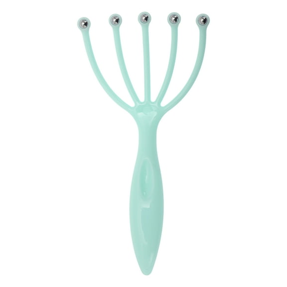 Unique Bargains 1 Pc Portable Five Claws Head Massager for Home Blue Green PP