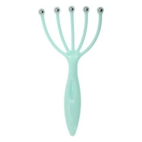 Unique Bargains 1 Pc Portable Five Claws Head Massager for Home Blue Green PP