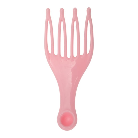 Unique Bargains 1 Pc Portable Four Claws Head Massager for Home Pink PP