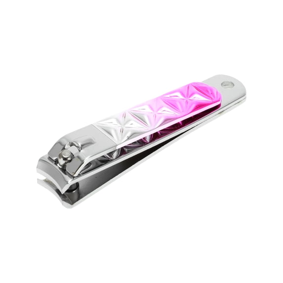 Unique Bargains 1 Pc Portable Gradient Large Nail Clippers Toenail Clippers Rose Red