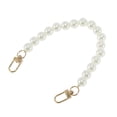 thumbnail image 1 of Unique Bargains 1 Pc Portable Keychain Pearl Handbag Strap for Dating Gold Tone Metal Plastic, 1 of 5