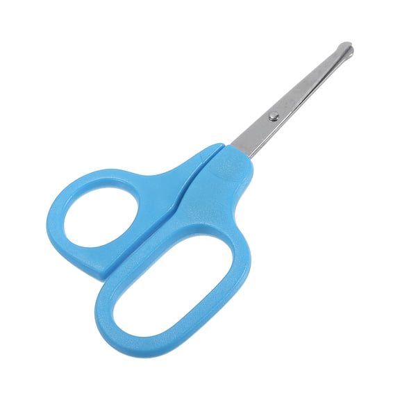Unique Bargains 1 Pc Portable Long Handle Nail Scissors Toenail Clippers for Child 4.49"x2.28" Dark Blue