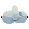 thumbnail image 1 of Unique Bargains 1 Pc Portable Lucky Strawberry Sleep Mask for Hotel Blue Fleece, 1 of 3