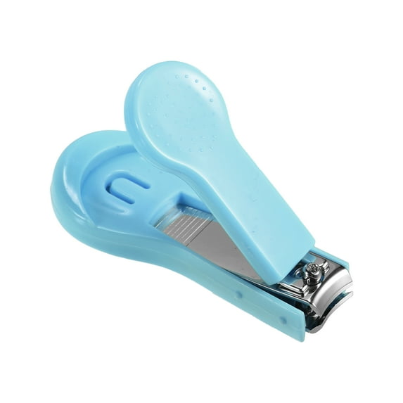 Unique Bargains 1 Pc Portable Nail Clippers Toenail Clippers 2.44"x0.98"x0.51" Blue