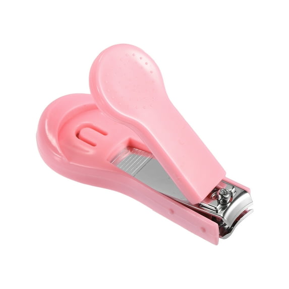 Unique Bargains 1 Pc Portable Nail Clippers Toenail Clippers 2.44"x0.98"x0.51" Pink