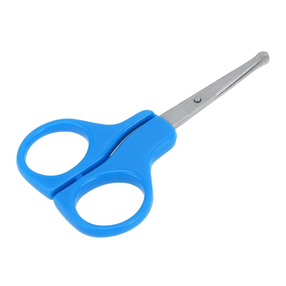 Unique Bargains 1 Pc Portable Nail Scissors Toenail Clippers for Babies Child 3.86"x2.09" Blue