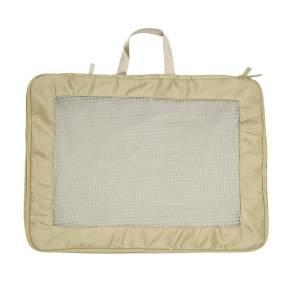 Unique Bargains 1 Pc Portable Packing Cube for Luggage 17.72"x4.72"x12.99" Khaki