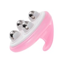 Unique Bargains Portable Roller Massager Rabbit Tools 3.66"x3.23" 1 Pc Pink