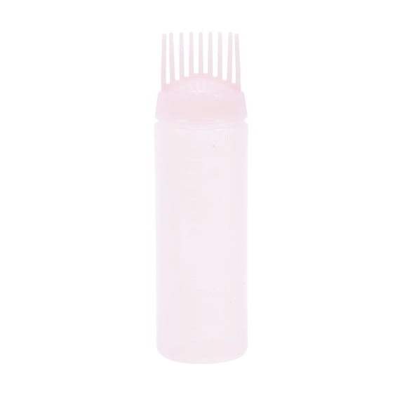 Unique Bargains 1 Pc Portable Root Comb Applicator Bottle for Bathroom Vanities Pink PE