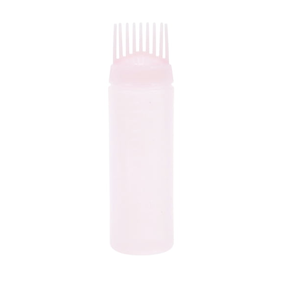 Unique Bargains 1 Pc Portable Root Comb Applicator Bottle for Bathroom Vanities Pink PE