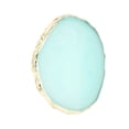 thumbnail image 1 of Unique Bargains 1 Pc Portable Round Nail Art Palette Blue Gold Tone, 1 of 7