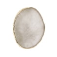 thumbnail image 1 of Unique Bargains 1 Pc Portable Round Nail Art Palette Gray Gold Tone, 1 of 7