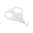 thumbnail image 1 of Unique Bargains 1 Pc Portable Short Handle Nail Scissors Toenail Clippers for Child 3.15"x2.24"x0.39" White, 1 of 6