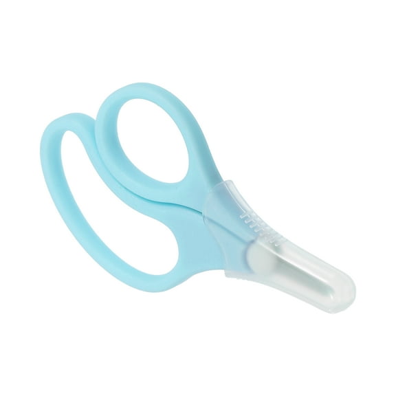 Unique Bargains 1 Pc Portable Short Handle Nail Scissors Toenail Clippers for Child 3.82"x2.09"x0.39" Blue
