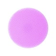 thumbnail image 1 of Unique Bargains 1 Pc Portable Silicone Facial Cleansing Brush Round 2.2"x2.2"x0.87" Purple, 1 of 7