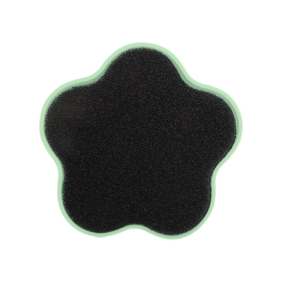 Unique Bargains 1 Pc Portable Starfish Makeup Sponge Brush Cleaner Green