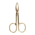 thumbnail image 1 of Unique Bargains 1 Pc Portable Straight Eyebrow Tweezer 3.23"x1.89" Gold Tone, 1 of 7