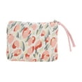 thumbnail image 1 of Unique Bargains 1 Pc Portable Tulip Makeup Bag for Business Travel Pink Polyester, 1 of 6