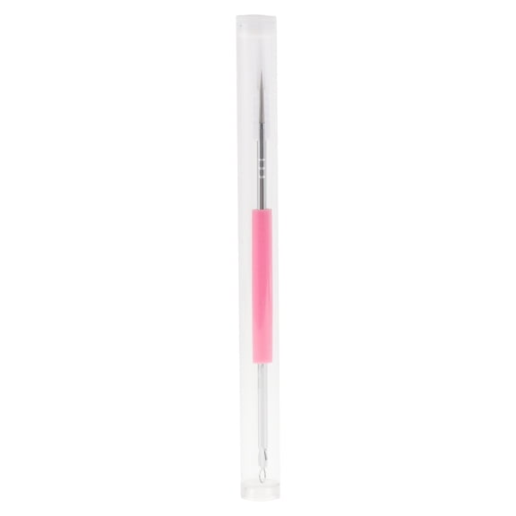 Unique Bargains 1 Pc Professional Durable Pimple Remover Tool 4.92" Length Pink