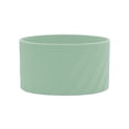 thumbnail image 1 of Unique Bargains 1 Pc Protective Spiral Pattern Water Bottle Boot Silicone Light Green, 1 of 5