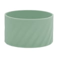 thumbnail image 1 of Unique Bargains 1 Pc Protective Spiral Pattern Water Bottle Cover Silicone Light Green, 1 of 5