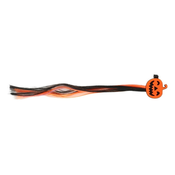 Unique Bargains 1 Pc Pumpkin Style Hair Clips Hairdo Clip for Women Black Orange Purple