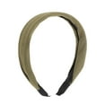 thumbnail image 1 of Unique Bargains 1 Pc Pure Color Wide Headbands for Women Green, 1 of 6