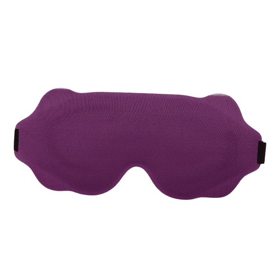 Unique Bargains 1 Pc Wave Shape 3D Eye Mask Soft 3D Eye Shade Cover for Rest for Travel Purplish Red